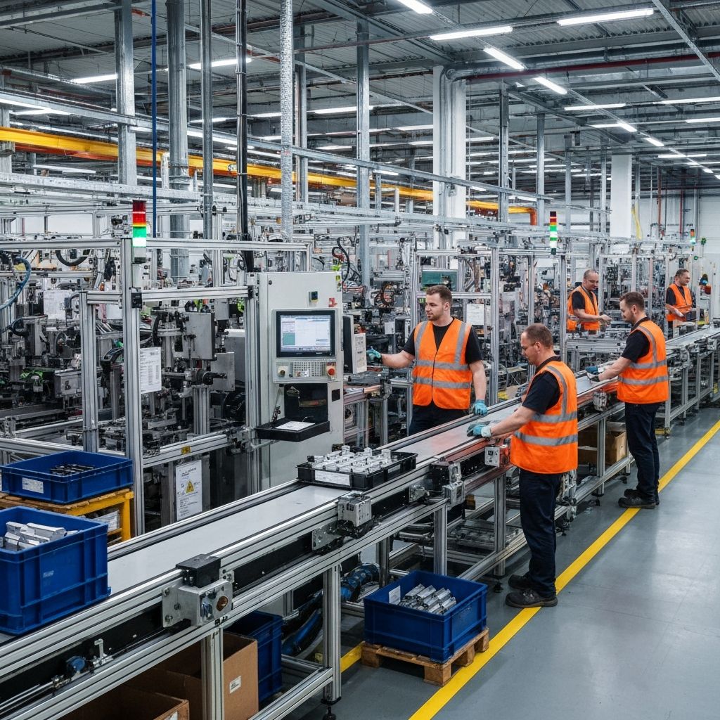 Nowoczesna hala produkcyjna